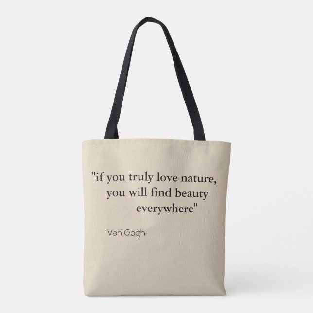 Tote Bag Colibri et fleurs fourre-tout (Dos)