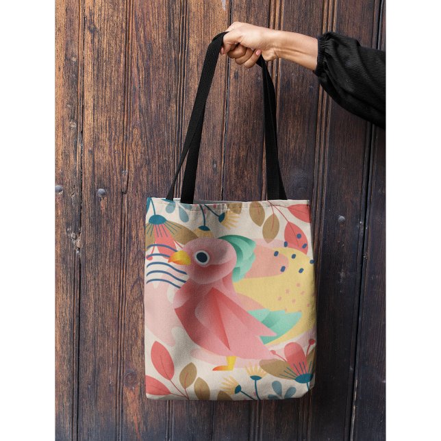 Tote Bag Colibri Tropical Au Paradis (Créateur téléchargé)