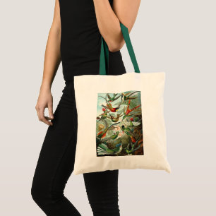Tote Bag Colibris par Ernst Haeckel, Oiseaux Vintages