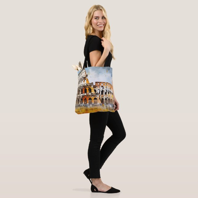 Tote Bag Colisée -Rome Italie  (Sur le modèle)