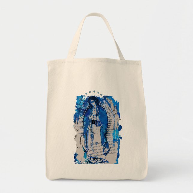 Tote Bag Collage de Notre-Dame de Guadalupe (Devant)