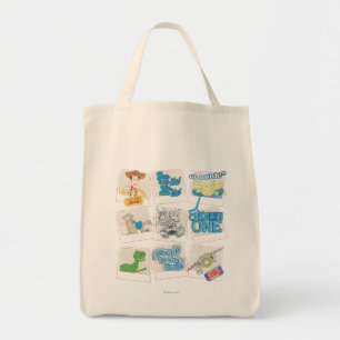 Tote Bag Collage de photos de l'histoire de jouets