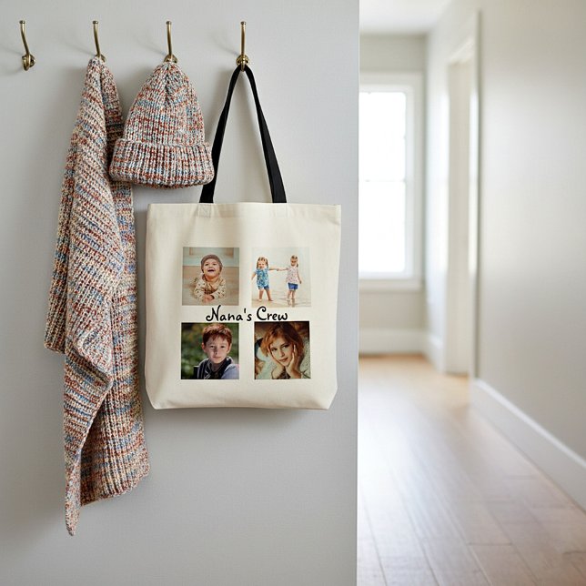 Tote Bag Collage de photos personnalisé (Créateur téléchargé)