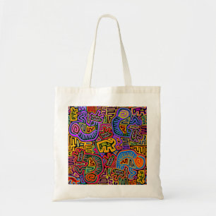 Tote Bag Collage Mola de l'île de San Blas