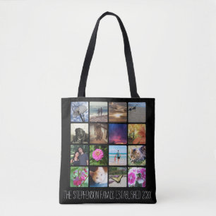 Tote Bag Collage ou Instagram de photo de seize coins