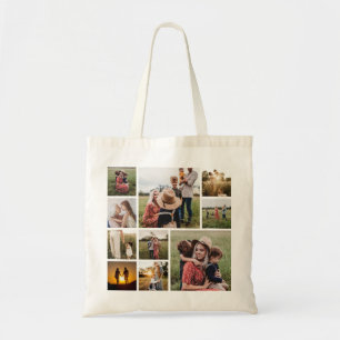 Tote Bag Collage photo de famille personnalisée