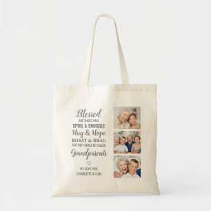 Tote Bag Collage photo de grand-mère