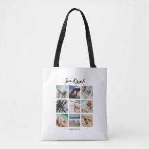Tote Bag Collage photo de souvenirs baisés de soleil