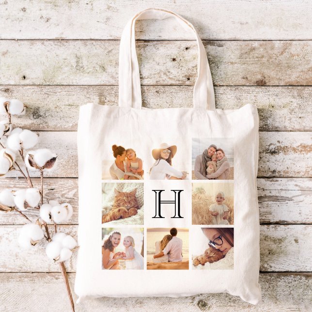 Tote Bag Collage photo monographique personnalisé (Créateur téléchargé)