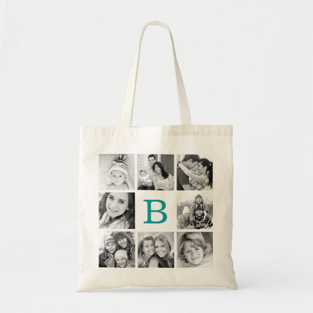 Tote Bag Collage photo monographique personnalisé (Devant)