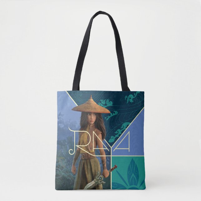Tote Bag Collage segmenté de Raya (Devant)
