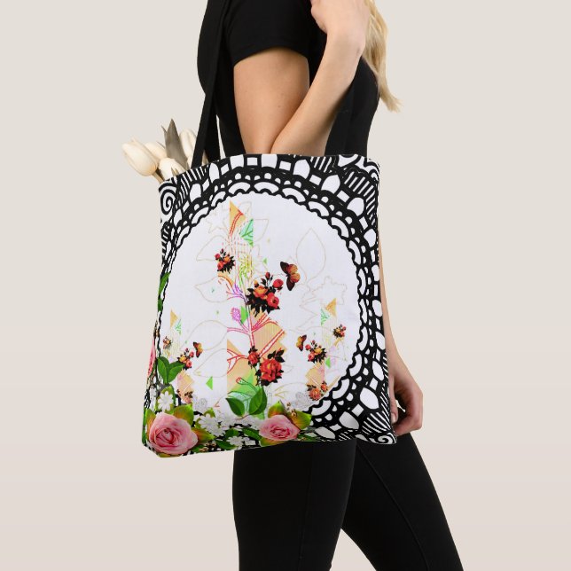 Tote Bag Collage vintage (De près)