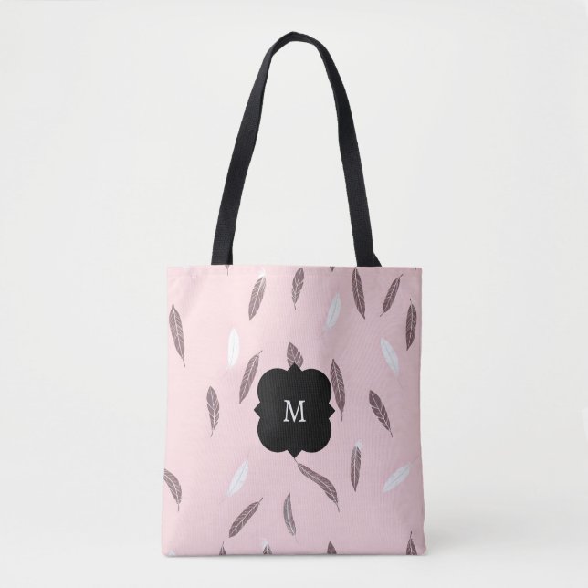 Tote Bag Collection Bohème de Plumes Populaires de Luxe (Devant)