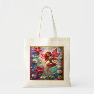 Tote Bag Collection de fées de Noël - Cheveux rouges