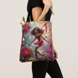 Tote Bag Collection de fées de Noël Tint de Plum Coiffure n