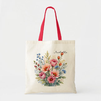 Tote Bag Collection de fleurs sauvages populaires de luxe B