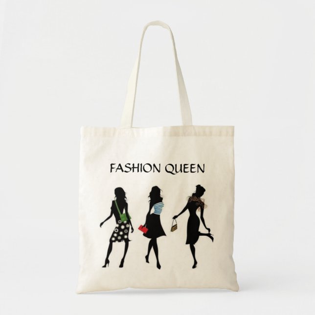 TOTE BAG COLLECTION DE REINE D'ACHATS (Devant)