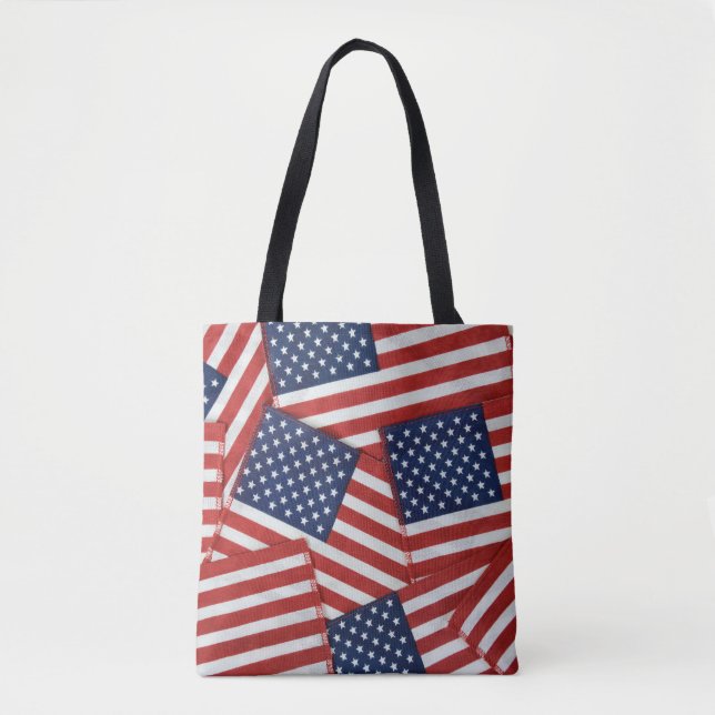 Tote Bag Collection drapeau américain (Devant)