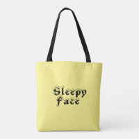 Collection Face Sleepy : Fourre-tout Tout-Sur-Impr