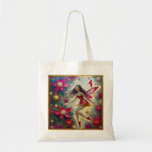 Tote Bag Collection Fée de Noël - Cheveux Brown foncés