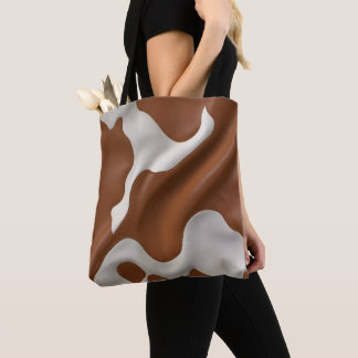 Tote Bag Collection Moderne en Faux Cuir de Vache Élégant L