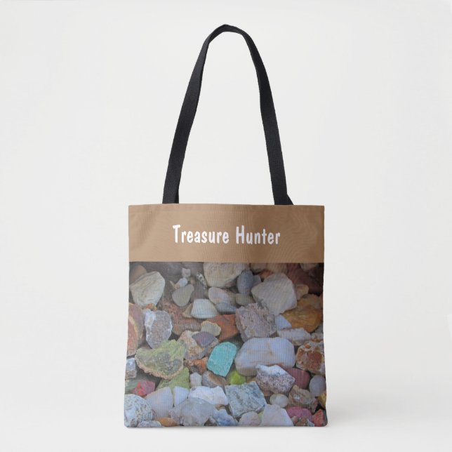 Tote Bag Collection Rock Chasseur de trésor Pierre Rockhoun (Devant)