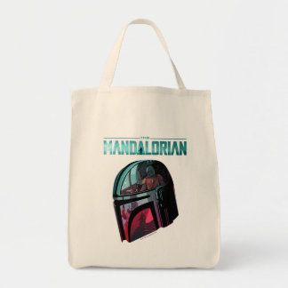 Tote Bag Collections de réflexions de casque mandalorien