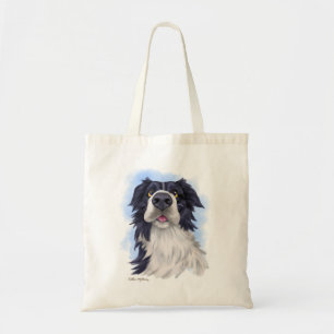 Tote Bag Collie de bande dessinée amusant
