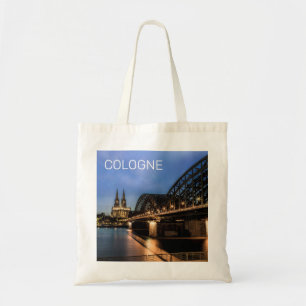 Tote Bag Cologne Cityscape Allemagne Dom Souvenir de nuit