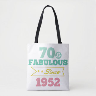 Tote Bag coloré 70 et fabuleux depuis 1952