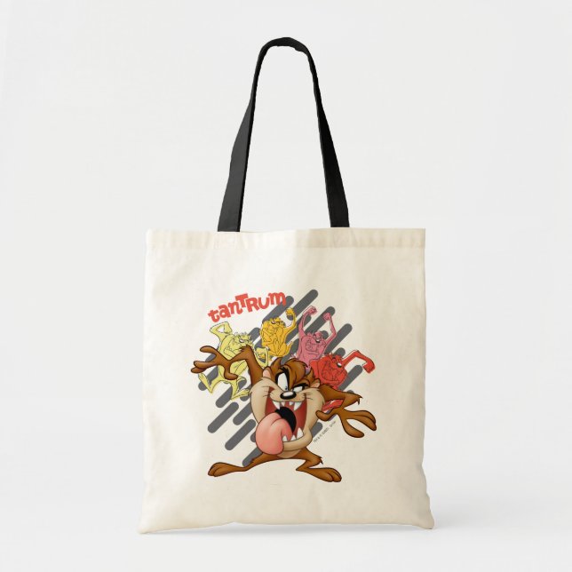 Tote Bag Coloré "Tantrum" TAZ™ (Devant)