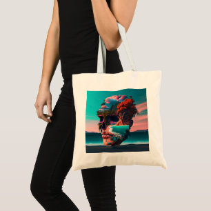 Tote Bag Colored skull