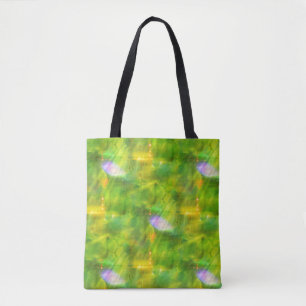 Tote Bag colorez le vert sans couture d'arrière - plan,