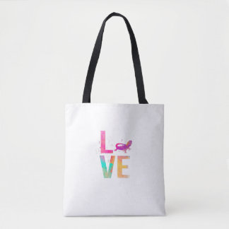Tote Bag Colorful Bearded Dragon 