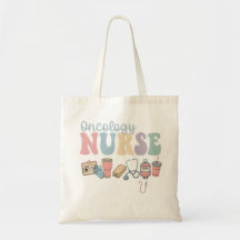 Colorful Oncology Nurse Retro Aesthetic