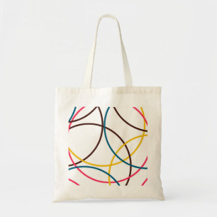 Tote Bag Colorful, simple modern cool, urban trendy circles