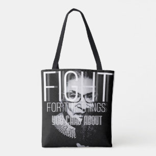 Tote Bag Combat de Ruth Bader Ginsburg pour les choses que