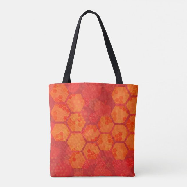 Tote Bag Combe de miel orange (Dos)