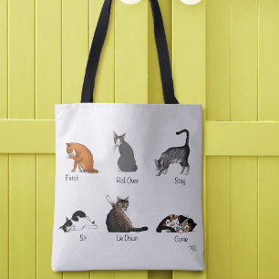 Tote Bag Commandes Cat