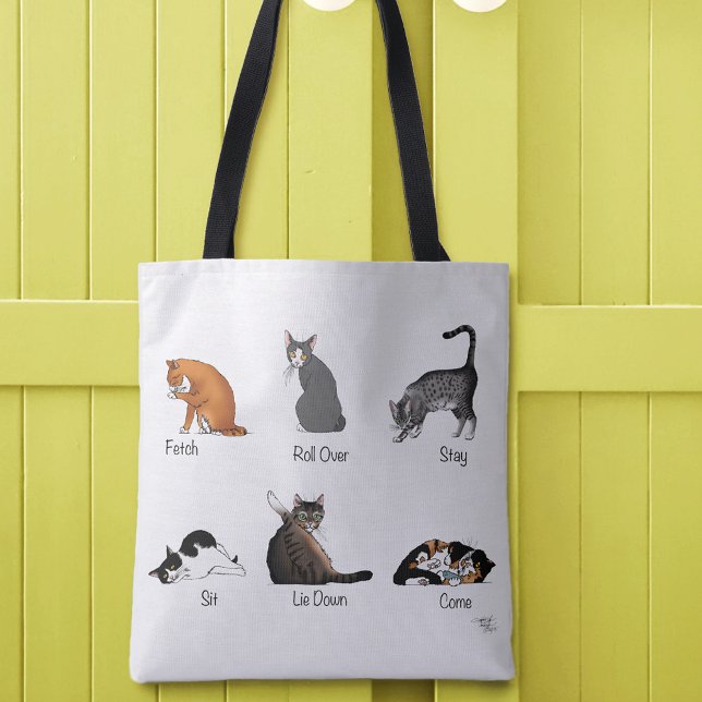 Tote Bag Commandes Cat (Créateur téléchargé)