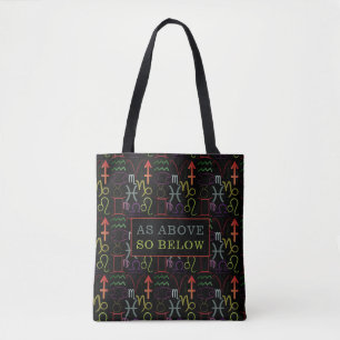Tote Bag Comme Ci-Dessous, Astrological