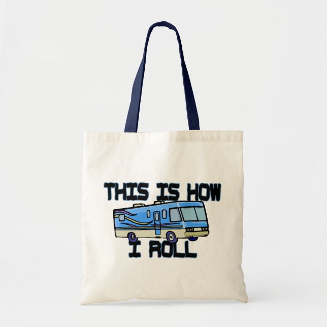 Tote Bag Comment je roule le rv (Devant)