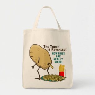 Tote Bag Comment Les Fries Sont Vraiment Fabriquées De La P