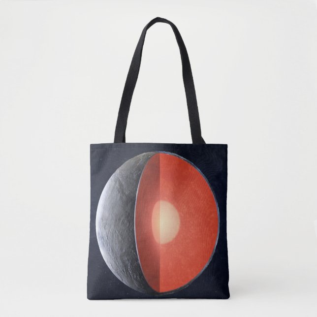 Tote Bag Comment Une Planète Rocheuse Se Forme. (Devant)