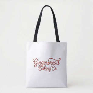 Tote Bag Compagnie de Biscuits de Noël au Gingembre 