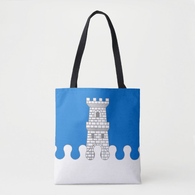 Tote Bag Comté de chiens lugubres insigne de populace (Devant)