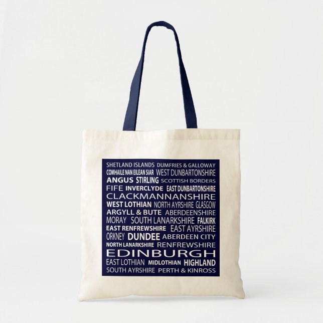 Tote Bag Comtés écossais (Devant)