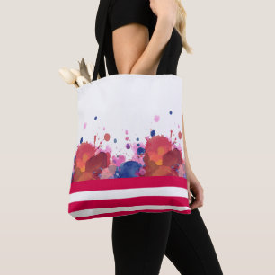 Tote Bag Conception Abstraite de l'aquarelle