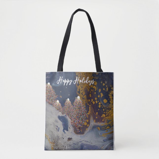 Tote Bag Conception contemporaine de Noël (Devant)