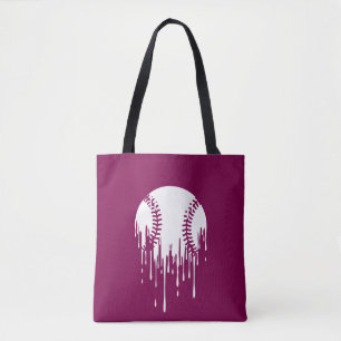 Tote Bag Conception de baseball qui dégouline pour les fans